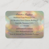 Vinyaのゴシックの円形の端 名刺 (裏面)