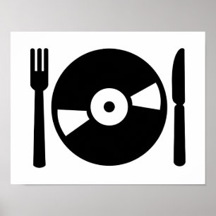 Vinyl DJメニュー ポスター