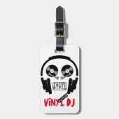 Vinyl DJ両面 ラゲッジタグ (正面縦)