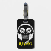 Vinyl DJ両面 ラゲッジタグ (裏面縦)