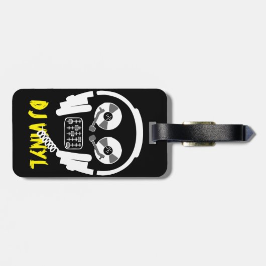 Vinyl DJ両面 ラゲッジタグ (裏面横)