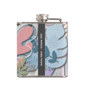 Vinyl Flask 6oz : Trust Me (ライトグレー) フラスク (裏面)
