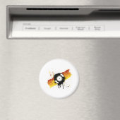 Vinyl Graffiti - DJ record DJing DJs Disk Jockey マグネット (インサイチュ (食洗機))