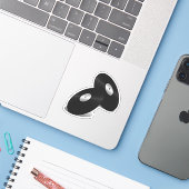 Vinyl-Look LP Records シール (ノートパソコンとiPhone)