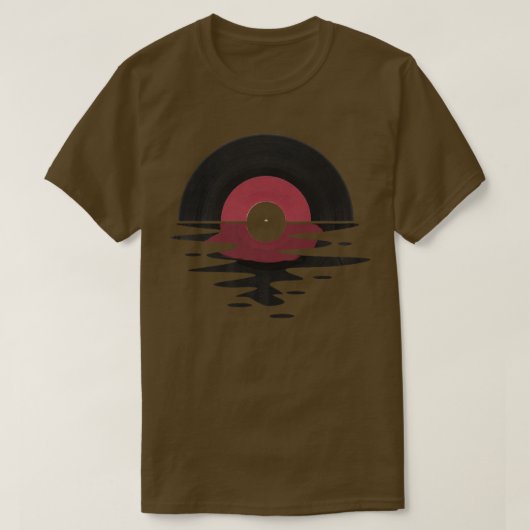 Vinyl Men Women Music Lover Dj Vinyl Record3252 Tシャツ (デザイン正面)