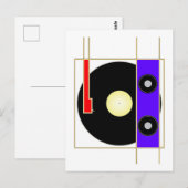 Vinyl Player ポストカード (正面/裏面)