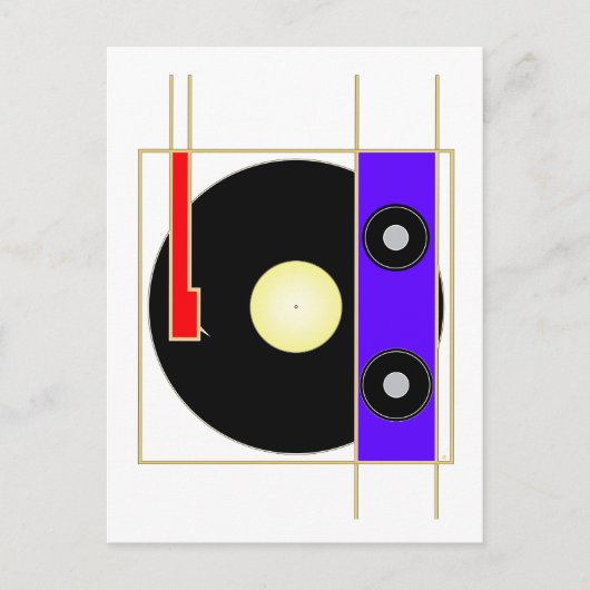 Vinyl Player ポストカード (正面)