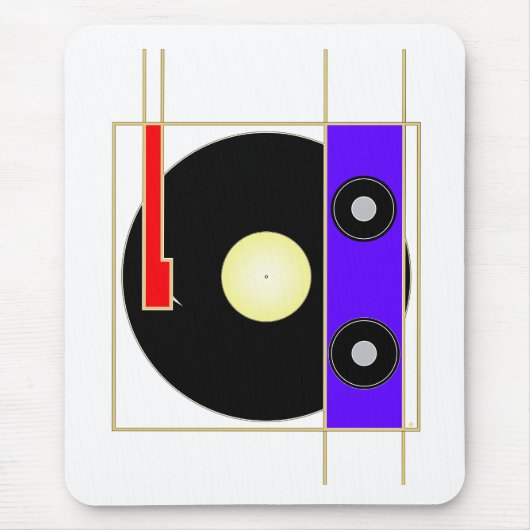 Vinyl Player マウスパッド (正面)