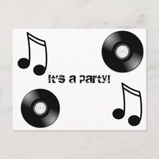 Vinyl Record ポストカード (正面)