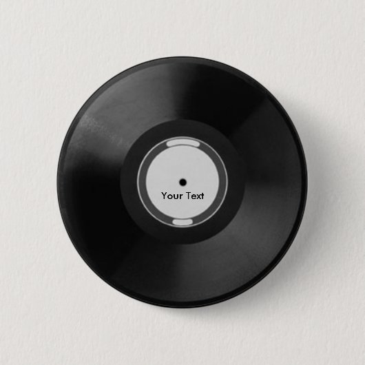 Vinyl.Record 缶バッジ (正面)