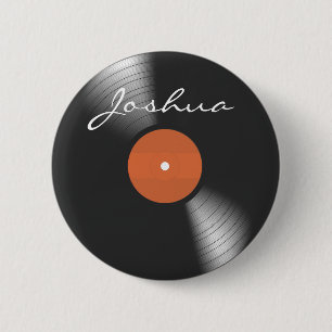 Vinyl Record 缶バッジ