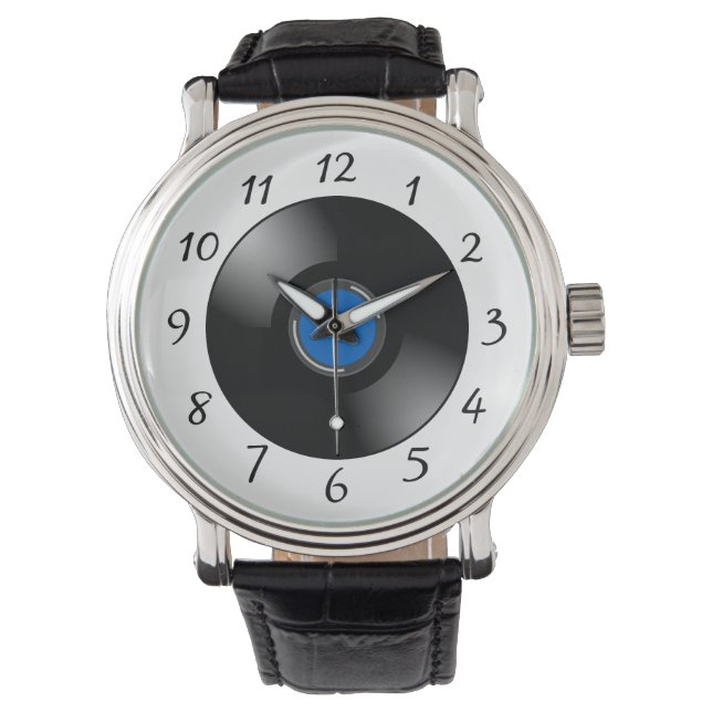 Vinyl Record 腕時計 (正面)