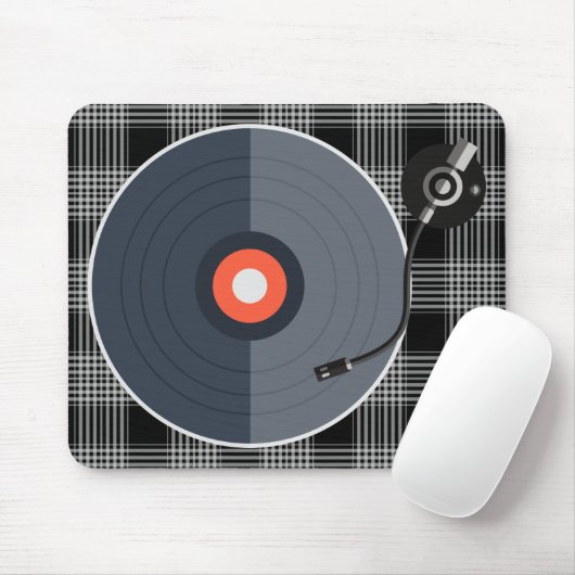 Vinyl Record Mousepad マウスパッド (マウス)