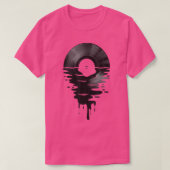 Vinyl Record Music Lp Classic 80s Sunset 3278 Tシャツ (デザイン正面)