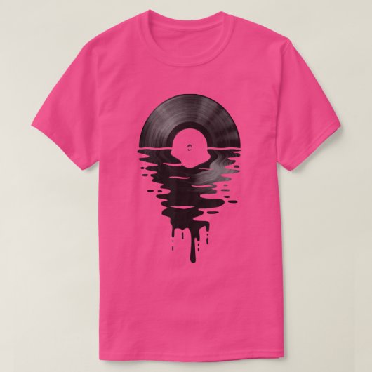 Vinyl Record Music Lp Classic 80s Sunset 3278 Tシャツ (デザイン正面)