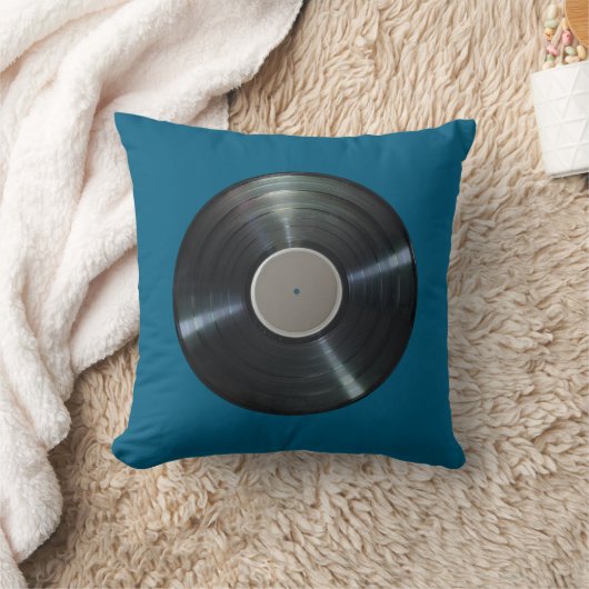 Vinyl Record Pillow クッション (ブランケット)