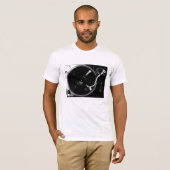 Vinyl Record Player - Eletronic Music Tシャツ (正面フル)