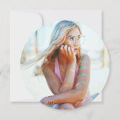 Vinyl Record Tan卒業発表 カード (裏面)