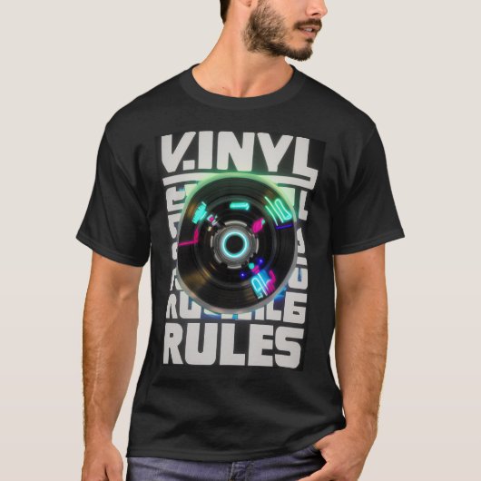 Vinyl Rules Tシャツ (正面)