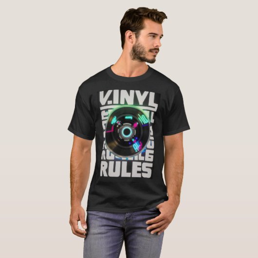 Vinyl Rules Tシャツ (正面フル)