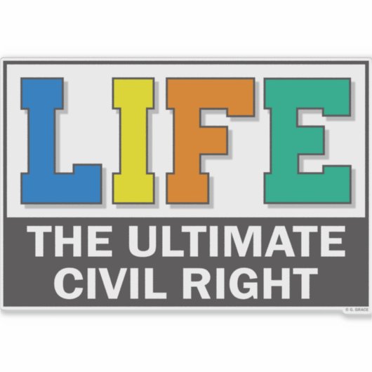 Vinyl sticker with a bold design. シール (正面)