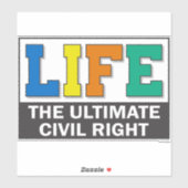 Vinyl sticker with a bold design. シール (シート)