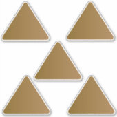 vinyl triangular stickers for kids, wall decor シール (正面)