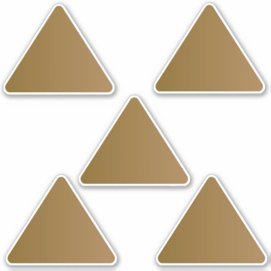 vinyl triangular stickers for kids, wall decor シール (正面)