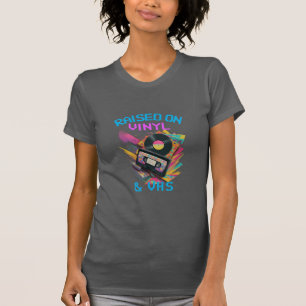 Vinyl & VHSのTシャツで浮き上がり Tシャツ