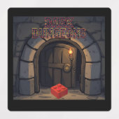 vinyl waterproof Dark Dungeons sticker ラベル (デザイン1)