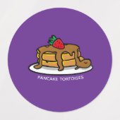 vinyl waterproof Pancake Tortoises sticker ラベル (デザイン1)