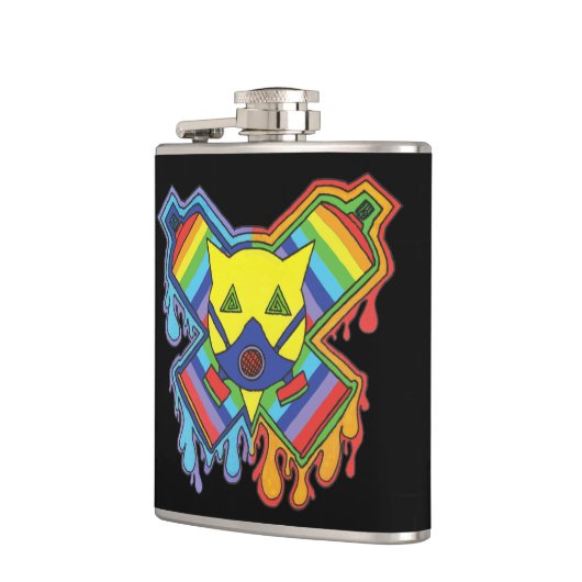 Vinyl Wrapped Flask フラスク (左)