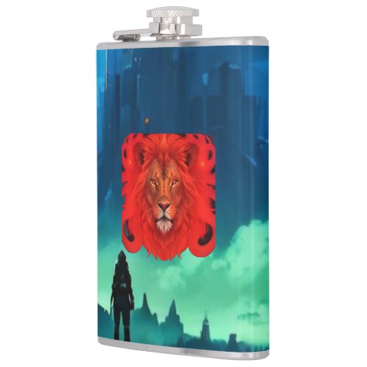 Vinyl Wrapped Flask フラスク (左)