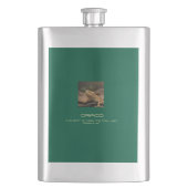 Vinyl Wrapped Flask フラスク (正面)