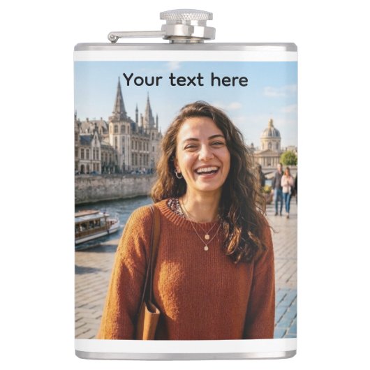 Vinyl Wrapped Flask フラスク (正面)