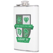 Vinyl Wrapped Flask フラスク (左)