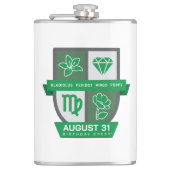 Vinyl Wrapped Flask フラスク (正面)