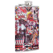 Vinyl Wrapped Flask – Fragmented Pulse フラスク (右)