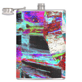 Vinyl Wrapped Flask – Neon Pulse フラスク