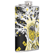 Vinyl Wrapped Flask – Urban Tree Owl & Wealth  フラスク (右)