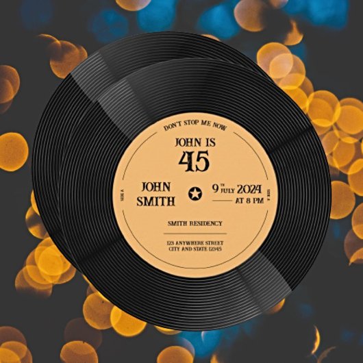 VinylMode 招待状