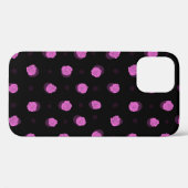 vioの花を持つシームレスな抽象芸術模様 Case-Mate iPhoneケース (裏面 (横))