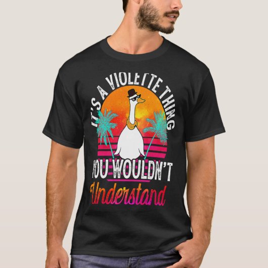 Vioを理解できないヴァイオレットだ Tシャツ (正面)