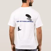 Viokiteの雪のデザイン Tシャツ (裏面)