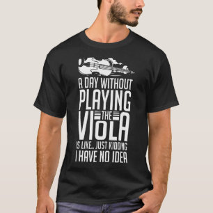 Viola楽器ミュージックノートPlayerレッスン開始 Tシャツ