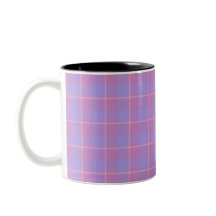 Viola and Dull Lavender Plaid Purple Pink