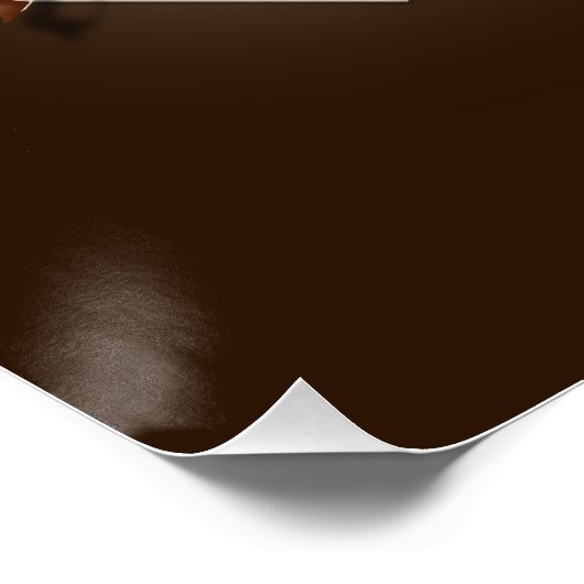 Viola & Bow With Books & Sheet Music Customizable ポスター (コーナー)
