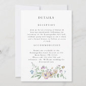 Viola Eucalypt floral Wedding Detail invitation 招待状