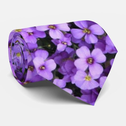 Viola Flowers Neck Tie ネクタイ (ロール)