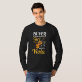 Viola Instrument Music Notes Player Lesson Beginne Tシャツ (正面フル)